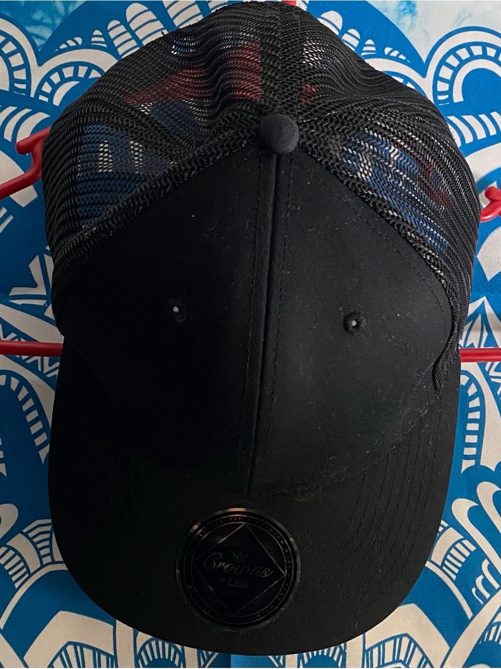 Black Trucker Cap with Mesh Back - Lids